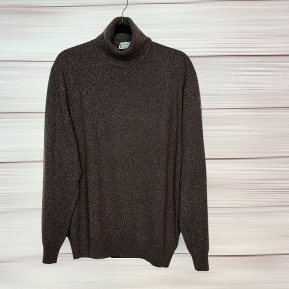 Richard Grand Cashmere Turtleneck Sweater Brown Men’s size L-XL - Picture 1 of 9